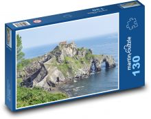 Útes nad mořem Puzzle 130 dílků - 28,7 x 20 cm