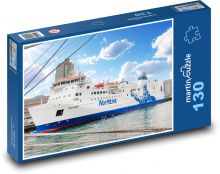 Loď - trajekt Puzzle 130 dílků - 28,7 x 20 cm