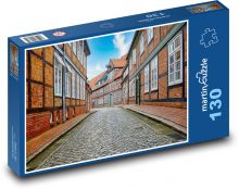 Ulice - Dolní Sasko, Německo Puzzle 130 dílků - 28,7 x 20 cm