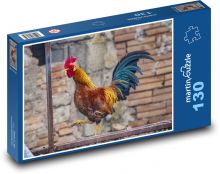 Drůbež - kohout Puzzle 130 dílků - 28,7 x 20 cm
