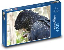 Pták - kakadu Puzzle 130 dílků - 28,7 x 20 cm