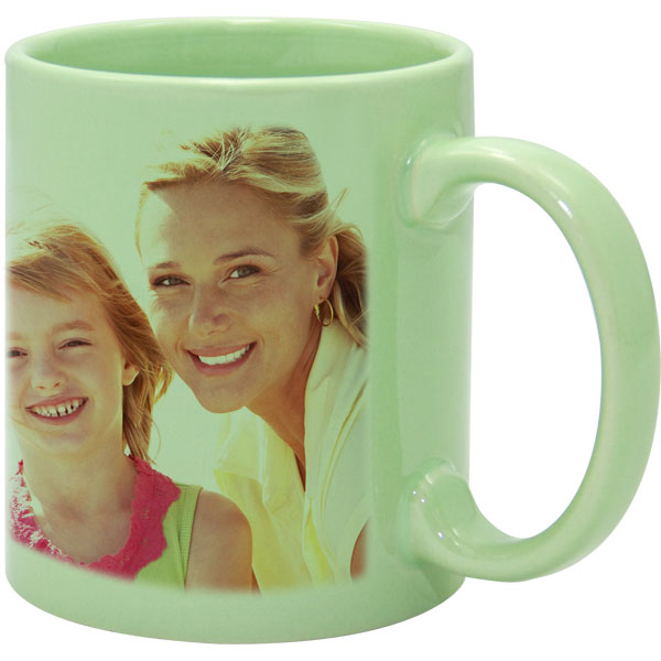 MCprint.eu - Photogift: Photo pastel mug light green - 1x print
