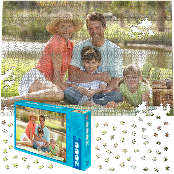 2000 Piece Puzzle 35 x 23 in with a gift box