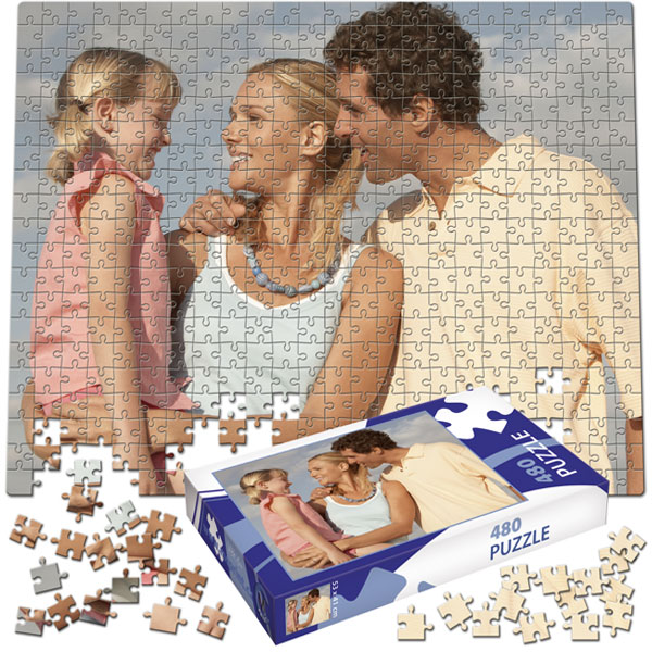 480 Piece Puzzle 21 x 16 in with a gift box 