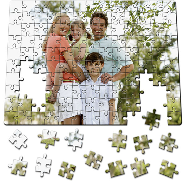 130 Piece Puzzle 11 x 8 in, a magnetic gift from a photo for children