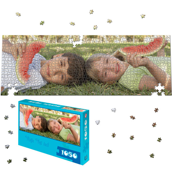 1050 Piece Puzzle Panoramic 35 x 12 in with a gift box
