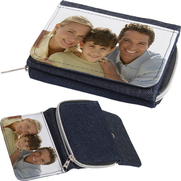 Wallet children - 1x printing, gift for kids pocket money with photography