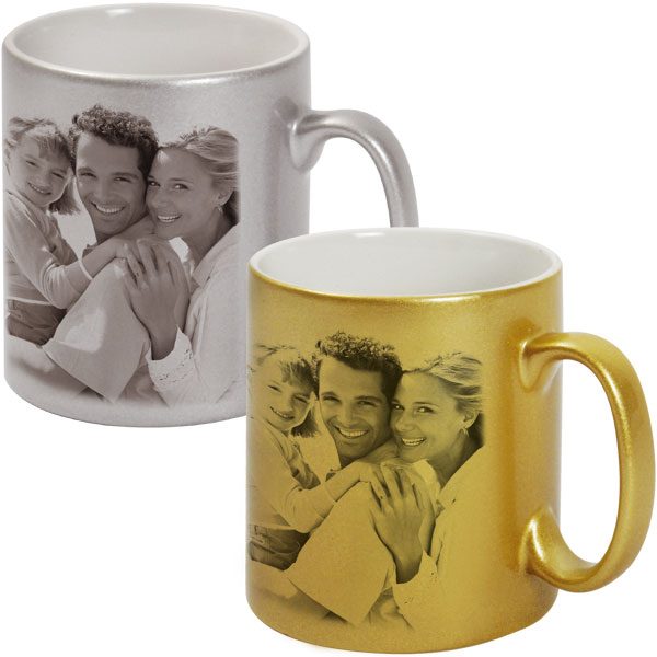 MCprint.eu - Photogift: Photo mug metallized - silver or gold