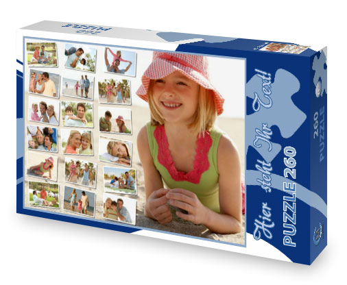 Fotocollage-Puzzle mit Foto-Schachtel 1