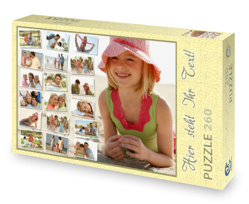Fotocollage-Puzzle mit Foto-Schachtel 26