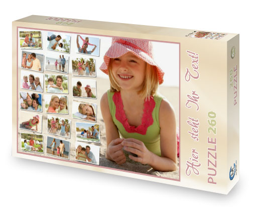 Fotocollage-Puzzle mit Foto-Schachtel 28