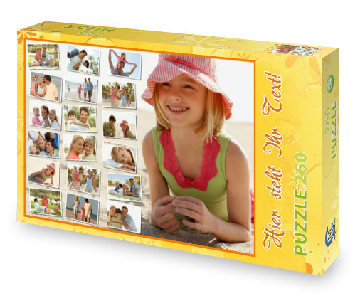 Fotocollage-Puzzle mit Foto-Schachtel 3