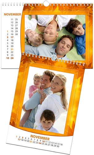 Fotokalender Monatsuebersicht - November