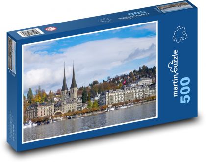 Lucern - Švajčiarsko - Puzzle 500 dielikov, rozmer 46x30 cm 