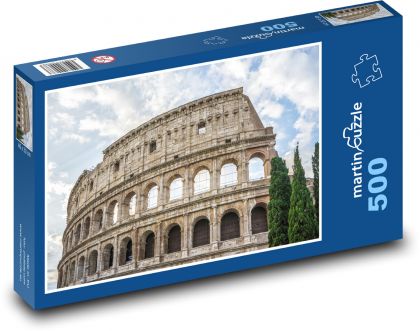Rzym - Włochy, Koloseum - Puzzle 500 elementów, rozmiar 46x30 cm
