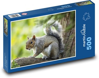 Veverička stromová - Puzzle 500 dielikov, rozmer 46x30 cm 