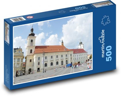 Sibiu - Romania - Puzzle of 500 pieces, size 46x30 cm 