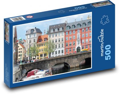 Kodaň - Dánsko - Puzzle 500 dielikov, rozmer 46x30 cm 