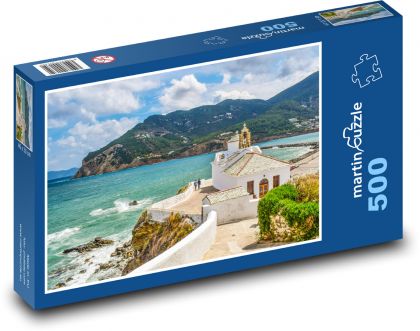 Skopelos - Greece - Puzzle of 500 pieces, size 46x30 cm 