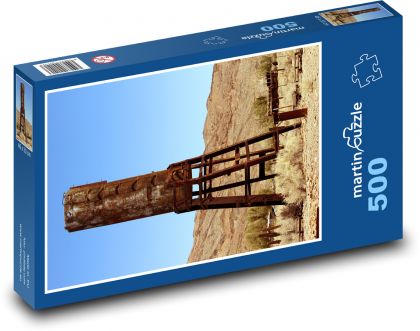 Water Tower - Old West - Puzzle of 500 pieces, size 46x30 cm 