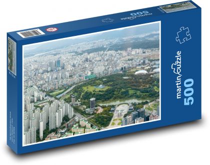 Seul - Republika Korei - Puzzle 500 elementów, rozmiar 46x30 cm