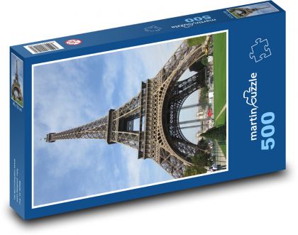 Eiffel Tower - Paris, France - Puzzle of 500 pieces, size 46x30 cm 