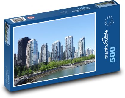 Vancouver - Canada, City - Puzzle of 500 pieces, size 46x30 cm 