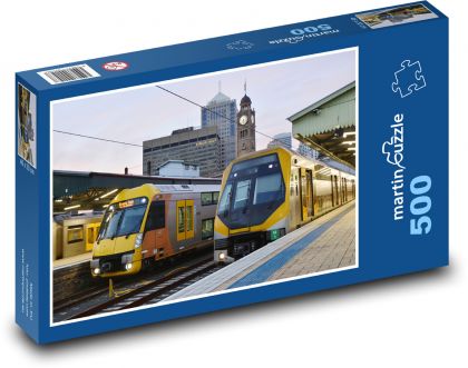 Sydney - vlak, cestovat - Puzzle 500 dílků, rozměr 46x30 cm