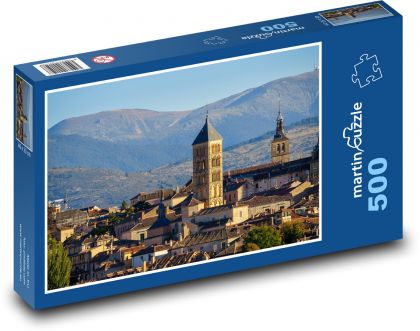 Segovia - Spain, bell tower - Puzzle of 500 pieces, size 46x30 cm 