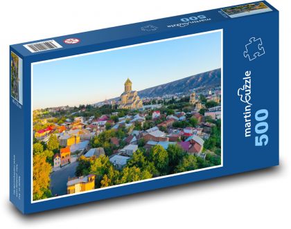 Budynki - kościół, świątynia - Puzzle 500 elementów, rozmiar 46x30 cm