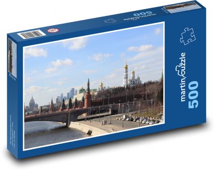 Rosja - Kreml, Moskwa - Puzzle 500 elementów, rozmiar 46x30 cm