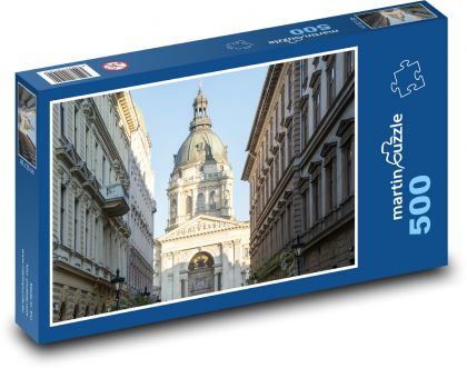 Matyášov kostol - Budapešť, Maďarsko - Puzzle 500 dielikov, rozmer 46x30 cm 