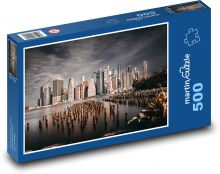 New York - Stadt, Wolkenkratzer Puzzle 500 Teile - 46 x 30 cm