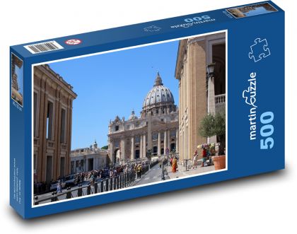 Rome - Vatican City, Italy - Puzzle of 500 pieces, size 46x30 cm 