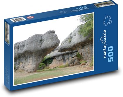 La Ciudad Encantada - Chránená oblasť, Španielsko - Puzzle 500 dielikov, rozmer 46x30 cm 