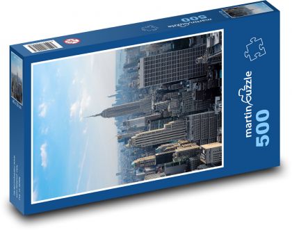 Manhattan - New York, Empire state building - puzzle 500 dílků