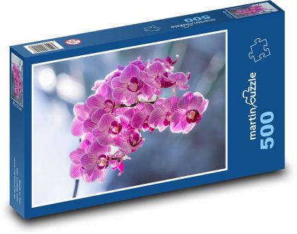 Rosa Orchideen - Blumen - Puzzle - 500 Teile