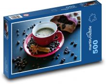 Kávové zrná - káva Puzzle 500 dielikov - 46 x 30 cm 