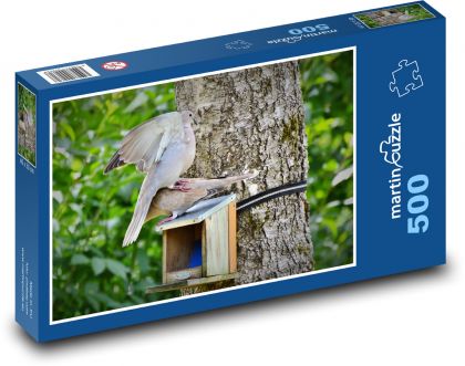 Dove - pigeon, bird - Puzzle of 500 pieces, size 46x30 cm 