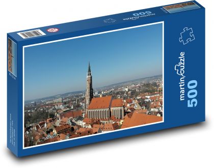 Landshut - Německo - Puzzle 500 dílků, rozměr 46x30 cm