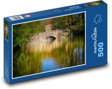 Rieka - Most Puzzle 500 dielikov - 46 x 30 cm 