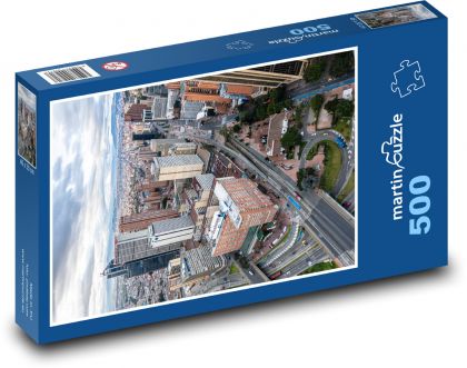 Bogota - miasto, Kolumbia - Puzzle 500 elementów, rozmiar 46x30 cm