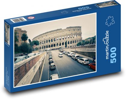 Rím - Taliansko, Koloseum - Puzzle 500 dielikov, rozmer 46x30 cm 