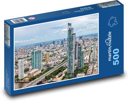 Bangkok - Thailand - Puzzle of 500 pieces, size 46x30 cm 