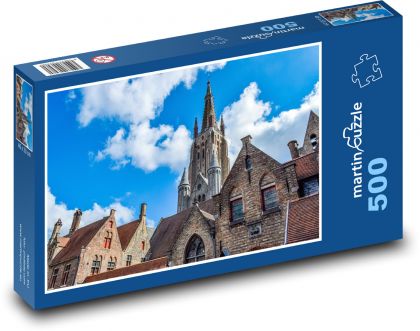 Belgicko - Bruggy - Puzzle 500 dielikov, rozmer 46x30 cm 