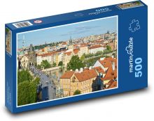 Prag - Tschechische Republik, Karlsbrücke Puzzle 500 Teile - 46 x 30 cm