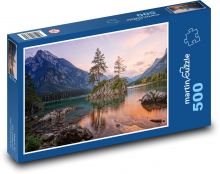 Súmrak nad jazerom Puzzle 500 dielikov - 46 x 30 cm 