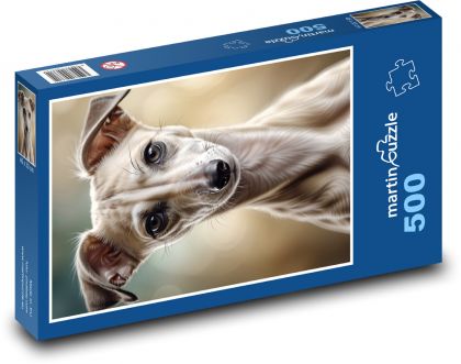 Szczeniak spaniel - pies - Puzzle 500 dielikov, rozmer 46x30 cm 