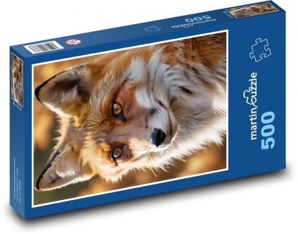 Liška - lesní zvíře - Puzzle 500 dílků, rozměr 46x30 cm