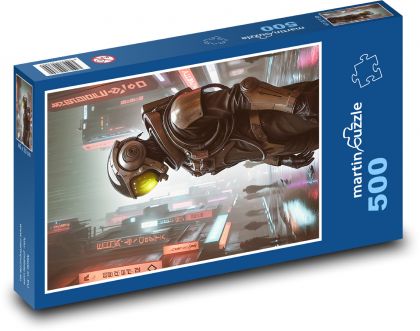 Muž v robotickom obleku - Puzzle 500 dielikov, rozmer 46x30 cm 
